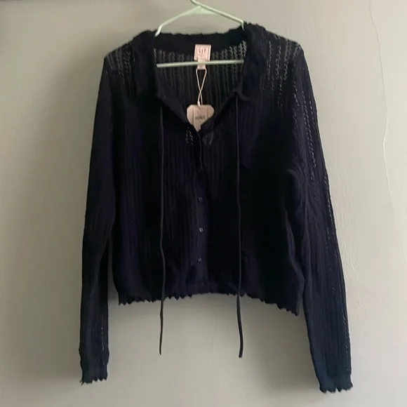 GapxDoen linen blend cardigan XL NWT - Picture 6 of 9